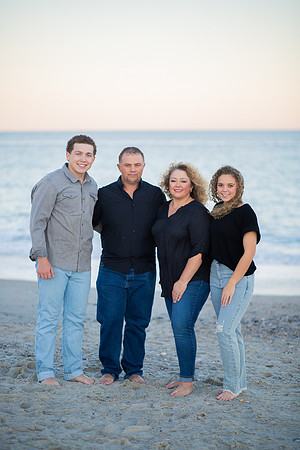 Family Beach Portrait Photography on Pleasure Island, NC:  Carolina Beach, Kure Beach, Fort Fisher