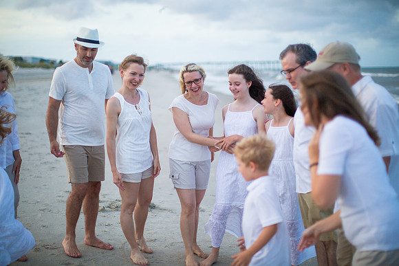 Family Beach Portrait Photography on Pleasure Island, NC:  Carolina Beach, Kure Beach, Fort Fisher