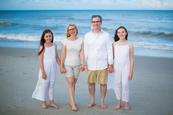 Family Beach Portrait Photography on Pleasure Island, NC:  Carolina Beach, Kure Beach, Fort Fisher