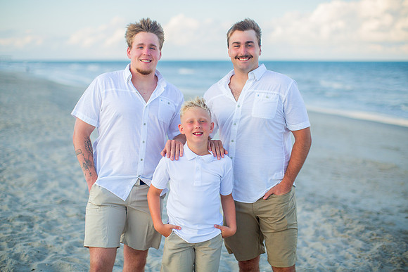 Family Beach Portrait Photography on Pleasure Island, NC:  Carolina Beach, Kure Beach, Fort Fisher