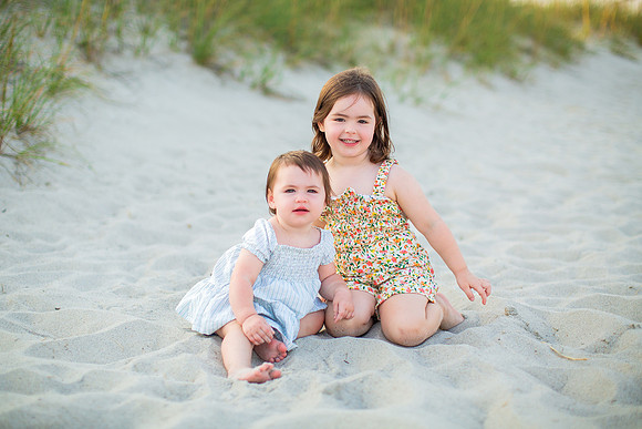 Family Beach Portrait Photography on Pleasure Island, NC:  Carolina Beach, Kure Beach, Fort Fisher