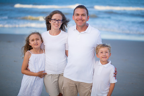 Family Beach Portrait Photography on Pleasure Island, NC:  Carolina Beach, Kure Beach, Fort Fisher
