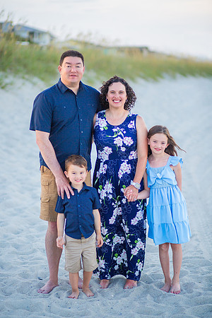 Family Beach Portrait Photography on Pleasure Island, NC:  Carolina Beach, Kure Beach, Fort Fisher