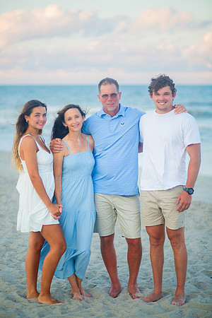Family Beach Portrait Photography on Pleasure Island, NC:  Carolina Beach, Kure Beach, Fort Fisher