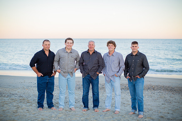 Family Beach Portrait Photography on Pleasure Island, NC:  Carolina Beach, Kure Beach, Fort Fisher