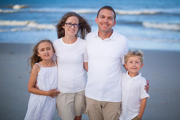 Family Beach Portrait Photography on Pleasure Island, NC:  Carolina Beach, Kure Beach, Fort Fisher