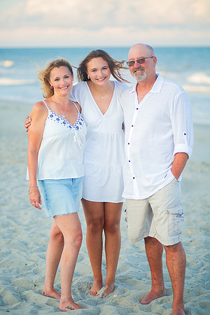 Family Beach Portrait Photography on Pleasure Island, NC:  Carolina Beach, Kure Beach, Fort Fisher