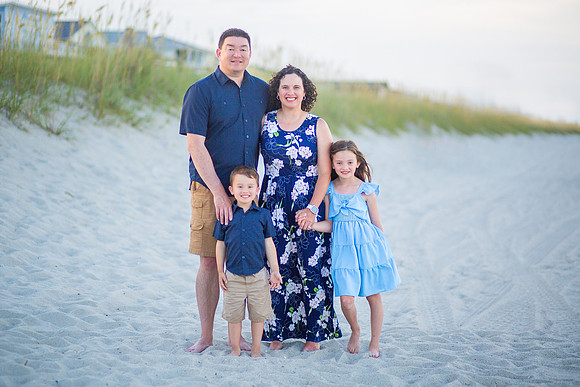 Family Beach Portrait Photography on Pleasure Island, NC:  Carolina Beach, Kure Beach, Fort Fisher