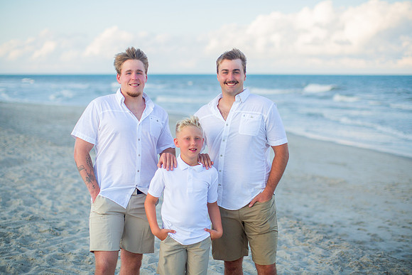 Family Beach Portrait Photography on Pleasure Island, NC:  Carolina Beach, Kure Beach, Fort Fisher