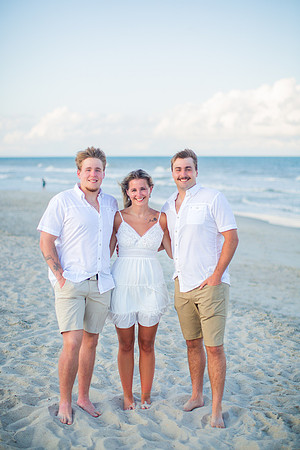 Family Beach Portrait Photography on Pleasure Island, NC:  Carolina Beach, Kure Beach, Fort Fisher