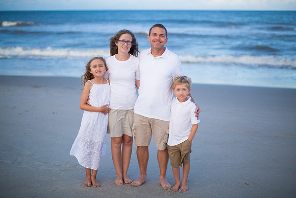 Family Beach Portrait Photography on Pleasure Island, NC:  Carolina Beach, Kure Beach, Fort Fisher