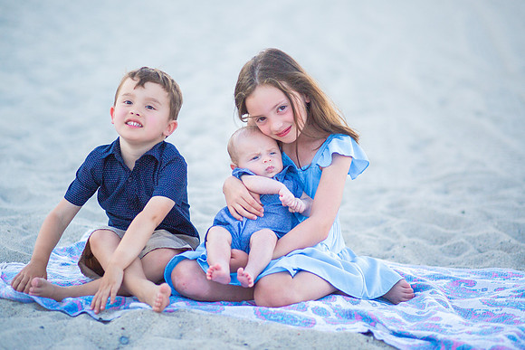 Family Beach Portrait Photography on Pleasure Island, NC:  Carolina Beach, Kure Beach, Fort Fisher