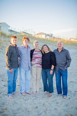 Family Beach Portrait Photography on Pleasure Island, NC:  Carolina Beach, Kure Beach, Fort Fisher