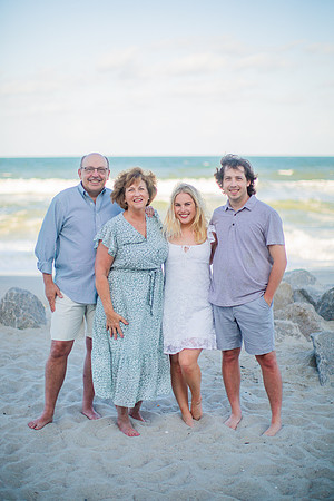 Family Beach Portrait Photography on Pleasure Island, NC:  Carolina Beach, Kure Beach, Fort Fisher