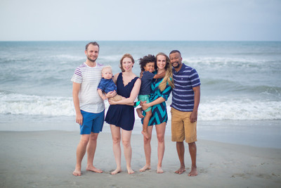 Family Beach Portrait Photography on Pleasure Island, NC:  Carolina Beach, Kure Beach, Fort Fisher