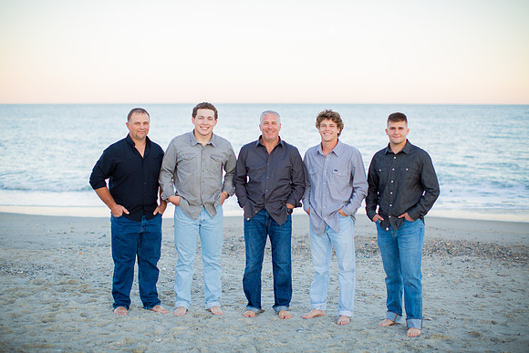 Family Beach Portrait Photography on Pleasure Island, NC:  Carolina Beach, Kure Beach, Fort Fisher