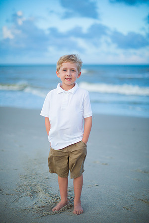Family Beach Portrait Photography on Pleasure Island, NC:  Carolina Beach, Kure Beach, Fort Fisher