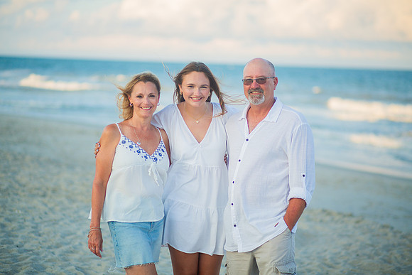 Family Beach Portrait Photography on Pleasure Island, NC:  Carolina Beach, Kure Beach, Fort Fisher
