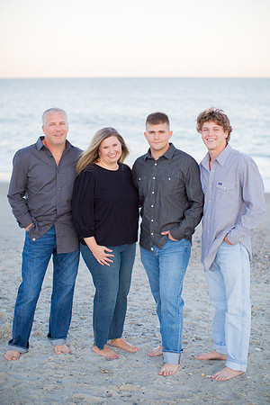 Family Beach Portrait Photography on Pleasure Island, NC:  Carolina Beach, Kure Beach, Fort Fisher