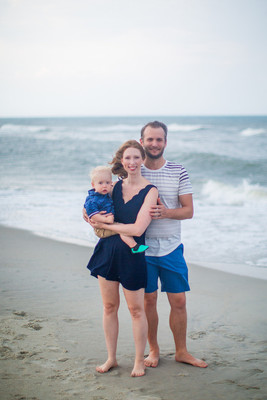 Family Beach Portrait Photography on Pleasure Island, NC:  Carolina Beach, Kure Beach, Fort Fisher