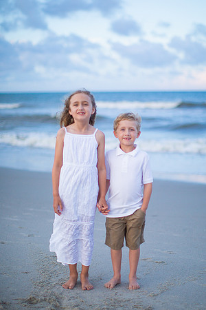 Family Beach Portrait Photography on Pleasure Island, NC:  Carolina Beach, Kure Beach, Fort Fisher
