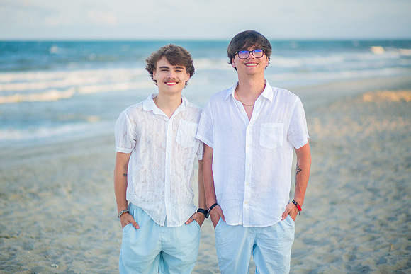 Family Beach Portrait Photography on Pleasure Island, NC:  Carolina Beach, Kure Beach, Fort Fisher