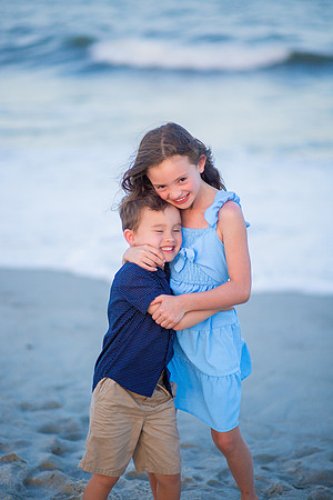 Family Beach Portrait Photography on Pleasure Island, NC:  Carolina Beach, Kure Beach, Fort Fisher