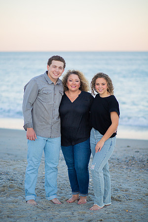 Family Beach Portrait Photography on Pleasure Island, NC:  Carolina Beach, Kure Beach, Fort Fisher