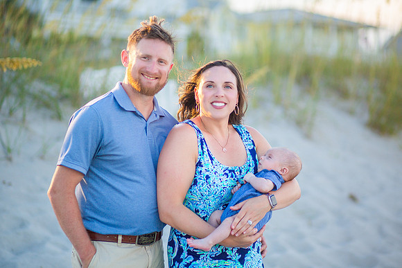 Family Beach Portrait Photography on Pleasure Island, NC:  Carolina Beach, Kure Beach, Fort Fisher