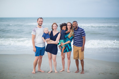 Family Beach Portrait Photography on Pleasure Island, NC:  Carolina Beach, Kure Beach, Fort Fisher