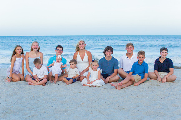Family Beach Portrait Photography on Pleasure Island, NC:  Carolina Beach, Kure Beach, Fort Fisher