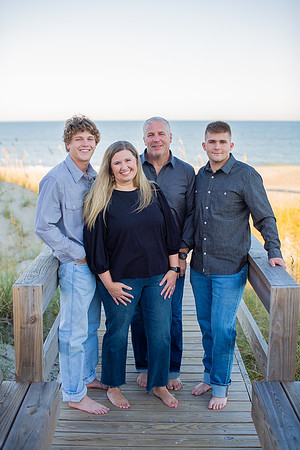 Family Beach Portrait Photography on Pleasure Island, NC:  Carolina Beach, Kure Beach, Fort Fisher