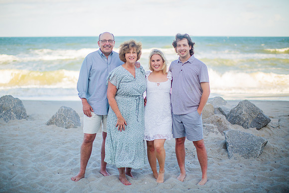 Family Beach Portrait Photography on Pleasure Island, NC:  Carolina Beach, Kure Beach, Fort Fisher