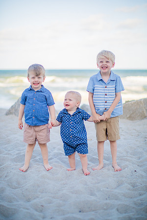 Family Beach Portrait Photography on Pleasure Island, NC:  Carolina Beach, Kure Beach, Fort Fisher