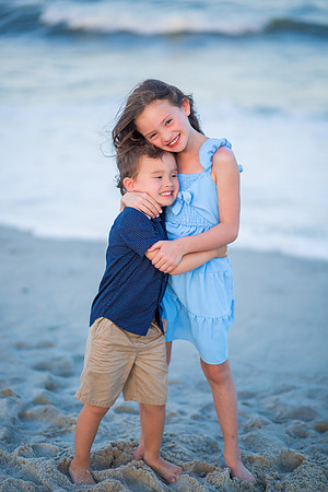 Family Beach Portrait Photography on Pleasure Island, NC:  Carolina Beach, Kure Beach, Fort Fisher