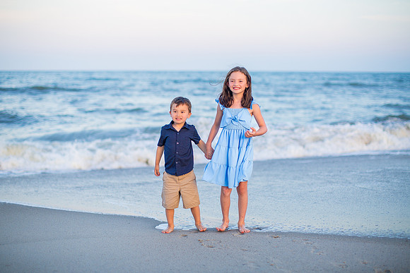 Family Beach Portrait Photography on Pleasure Island, NC:  Carolina Beach, Kure Beach, Fort Fisher