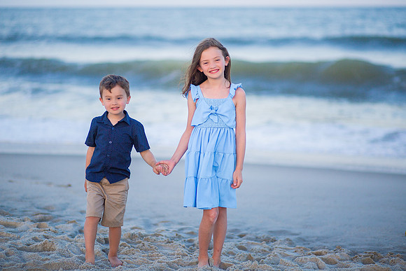 Family Beach Portrait Photography on Pleasure Island, NC:  Carolina Beach, Kure Beach, Fort Fisher