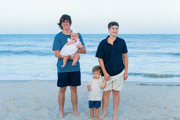 Family Beach Portrait Photography on Pleasure Island, NC:  Carolina Beach, Kure Beach, Fort Fisher