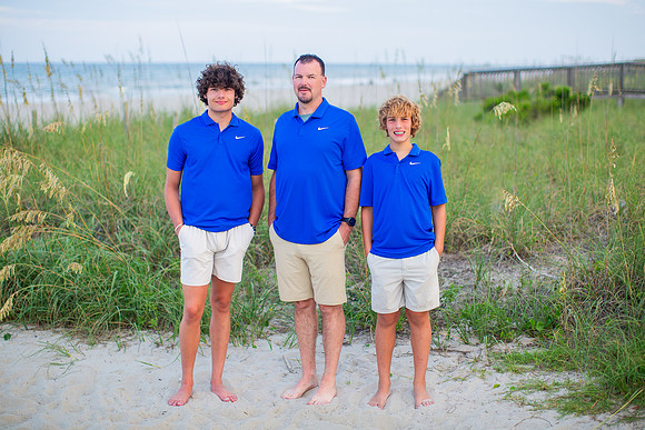 Family Beach Portrait Photography on Pleasure Island, NC:  Carolina Beach, Kure Beach, Fort Fisher
