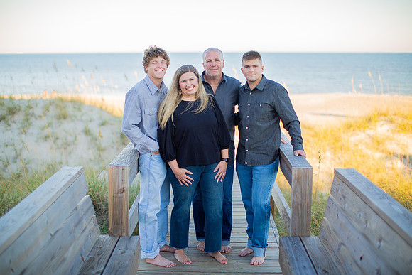 Family Beach Portrait Photography on Pleasure Island, NC:  Carolina Beach, Kure Beach, Fort Fisher