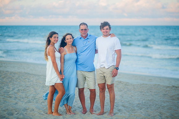 Family Beach Portrait Photography on Pleasure Island, NC:  Carolina Beach, Kure Beach, Fort Fisher