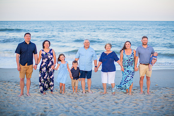 Family Beach Portrait Photography on Pleasure Island, NC:  Carolina Beach, Kure Beach, Fort Fisher