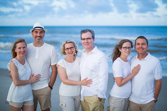 Family Beach Portrait Photography on Pleasure Island, NC:  Carolina Beach, Kure Beach, Fort Fisher