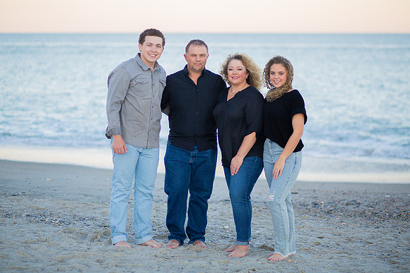 Family Beach Portrait Photography on Pleasure Island, NC:  Carolina Beach, Kure Beach, Fort Fisher
