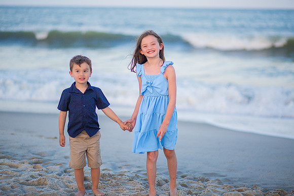 Family Beach Portrait Photography on Pleasure Island, NC:  Carolina Beach, Kure Beach, Fort Fisher