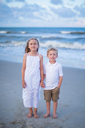 Family Beach Portrait Photography on Pleasure Island, NC:  Carolina Beach, Kure Beach, Fort Fisher