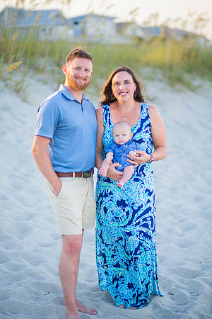 Family Beach Portrait Photography on Pleasure Island, NC:  Carolina Beach, Kure Beach, Fort Fisher