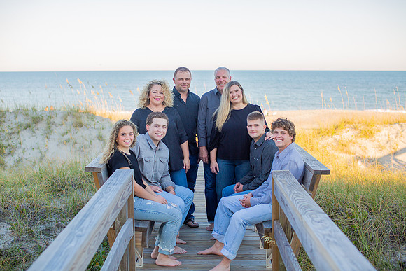 Family Beach Portrait Photography on Pleasure Island, NC:  Carolina Beach, Kure Beach, Fort Fisher
