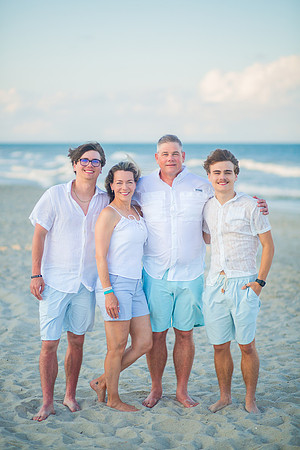 Family Beach Portrait Photography on Pleasure Island, NC:  Carolina Beach, Kure Beach, Fort Fisher