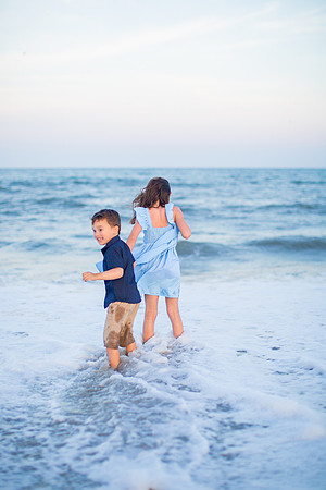 Family Beach Portrait Photography on Pleasure Island, NC:  Carolina Beach, Kure Beach, Fort Fisher